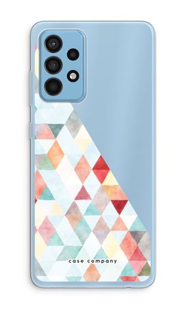 Coloured triangles pastel