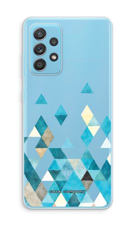 Coloured triangles blue
