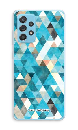 Coloured triangles blue