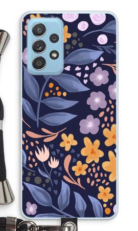 Flowers with blue leaves