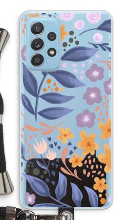 Flowers with blue leaves