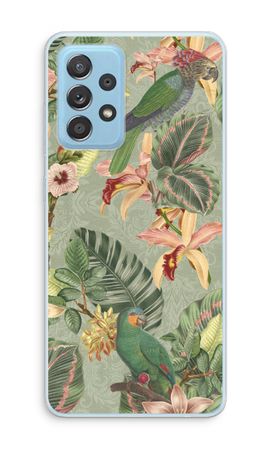 Tropical jungle parrot