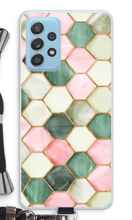 Hexagons in stained glass