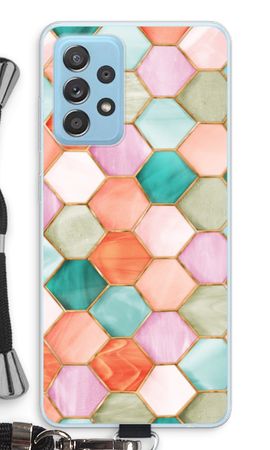 Hexagons in stained glass