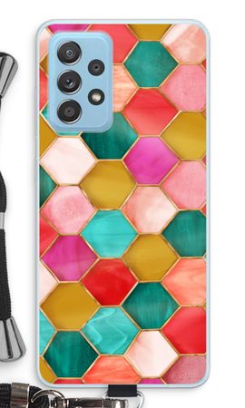 Hexagons in stained glass