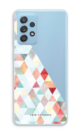 Coloured triangles pastel