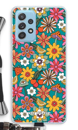 Retro Blumen N°2 - Blau