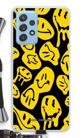 Schmelzendes Smiley-Gesicht - Gelb