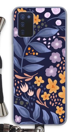 Flowers with blue leaves