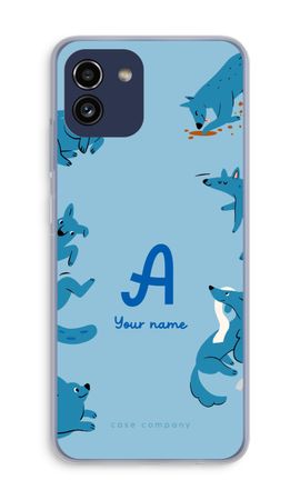 Playful Dogs Monogram