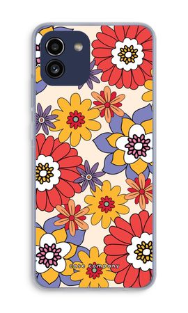 Retro Flowers - Yellow