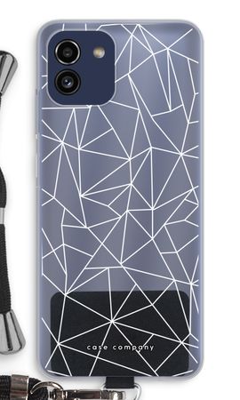 Geometric lines white