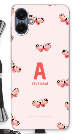 Rosy Butterflies Monogram