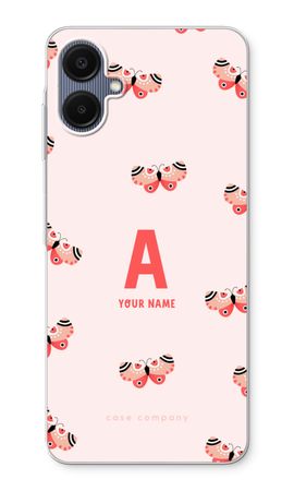 Rosy Butterflies Monogram