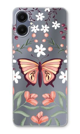 Butterfly in a floral world