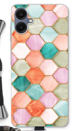 Hexagons in stained glass