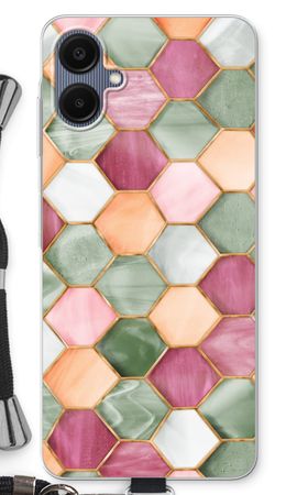 Hexagons in stained glass