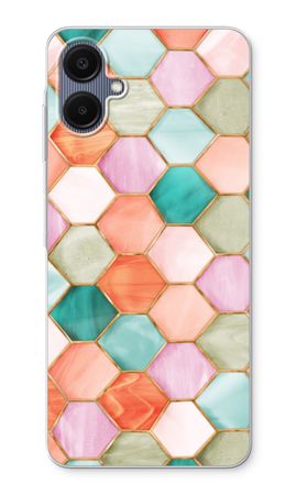 Hexagons in stained glass