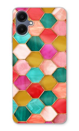 Hexagons in stained glass