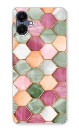 Hexagons in stained glass