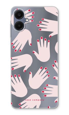 Hands pink