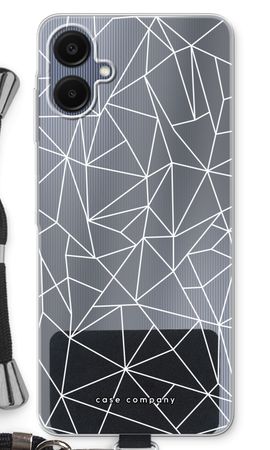 Geometric lines white