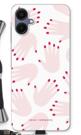 Hands pink