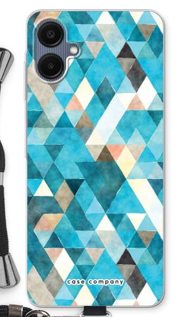 Coloured triangles blue