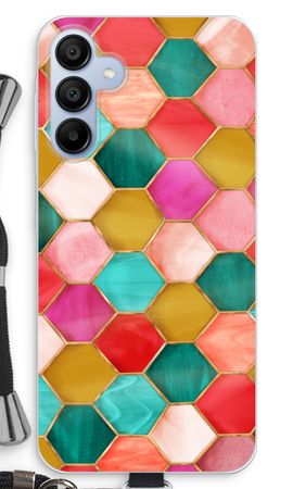 Hexagons in stained glass