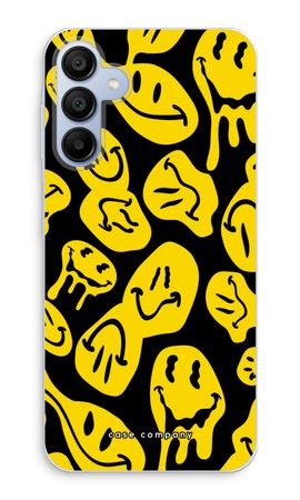 Smältande smiley - Gul