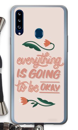 Optimistic flower girl