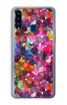 Puntos de acuarela superpuestos