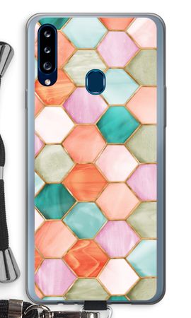 Hexagons in stained glass