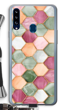 Hexagons in stained glass