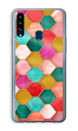 Hexagons in stained glass