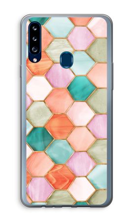 Hexagons in stained glass