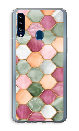 Hexagons in stained glass