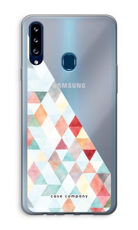 Coloured triangles pastel