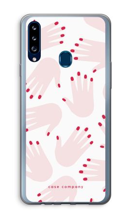 Hands pink
