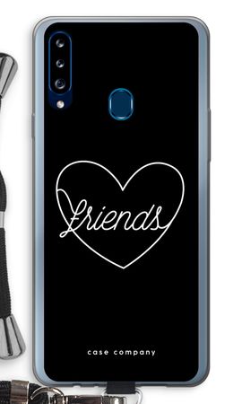 Friends heart black