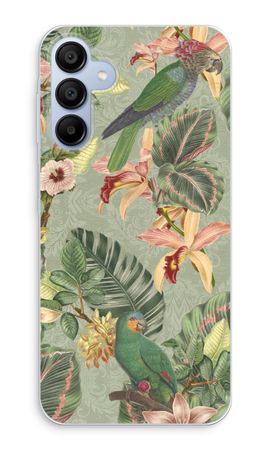 Tropical jungle parrot