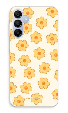 Gelbe Smiley-Blume