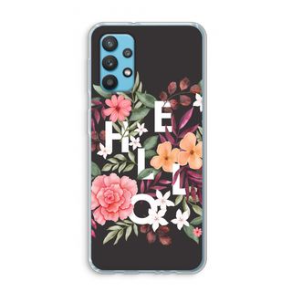 Hello in flowers