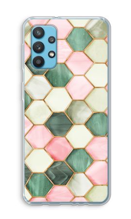 Hexágonos en vidrieras
