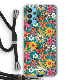 Retro Flowers N°2 - Blue