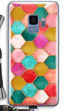 Hexagons in stained glass