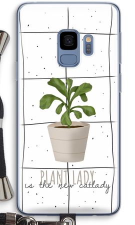 Houseplant on windowpane