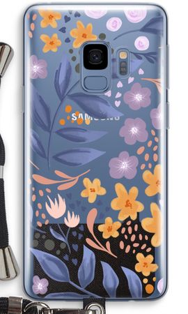 Flowers with blue leaves