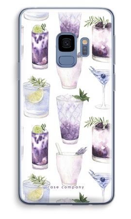 Violet cocktails