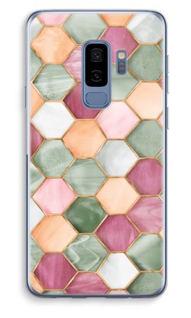 Zeshoeken in glas-in-lood